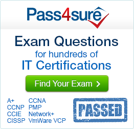 Pass4Sure: Exam Questions for hundreds of IT Certifications